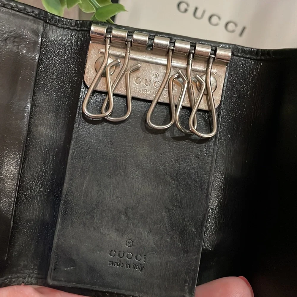 Gucci Leather Key Holder